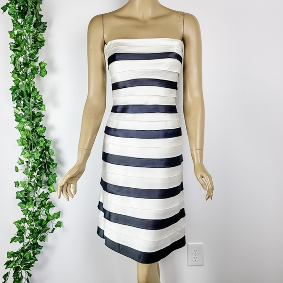 BCBGMaxAzria Dresses & Skirts - BCBGMaxAzria Layered Satin Gown NWT Size 4